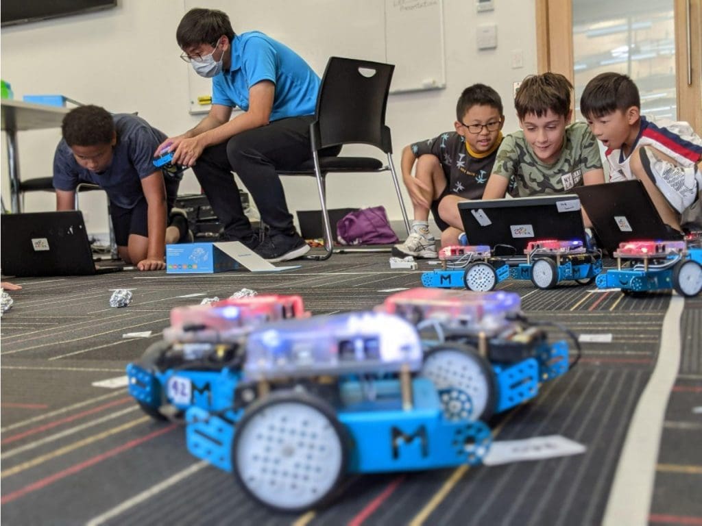 Robotics students